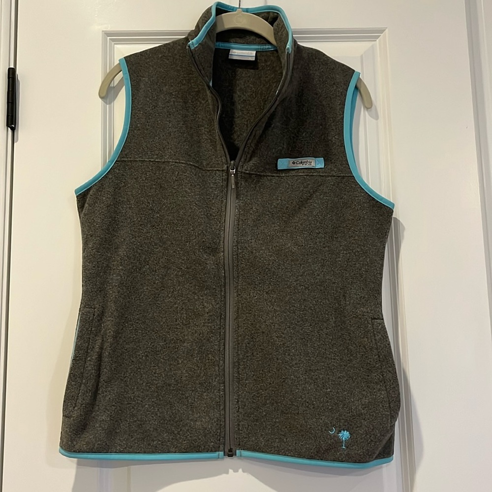 Columbia Fleece Vest - Grey - Small